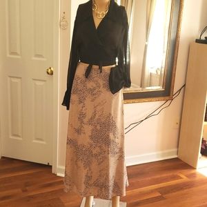 Current Air, new midi skirt animal print Medium